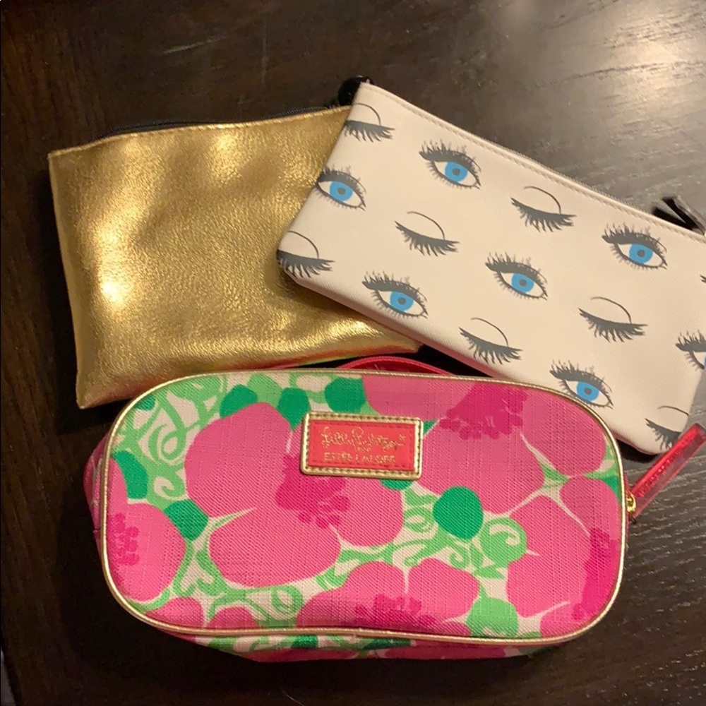 3 cosmetic bags